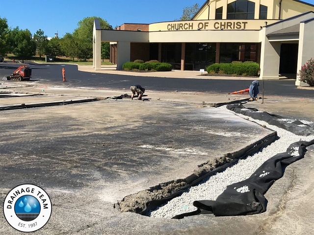 Church Property Drainage St. Charles MO | Foundation Recovery Systems