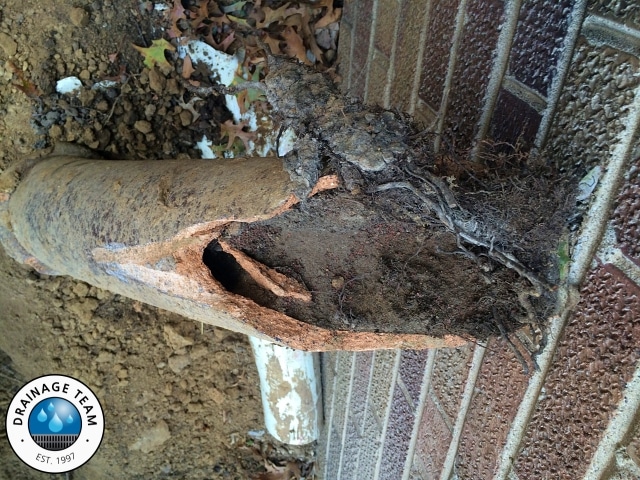 Clay Pipe Replacement | Clogged Drainage Piping Replacement
