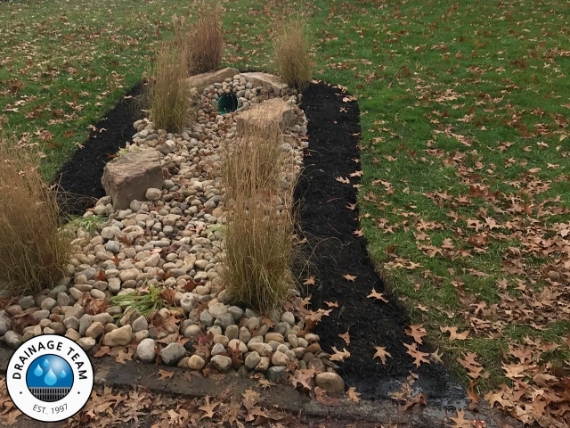 Decorative Drainage Discharge | Storm Sewer Inlet Installation
