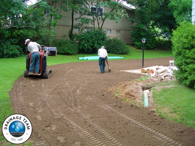 Swale Grading St Louis MO | Proper Installation of Landscape Drainage Pipe