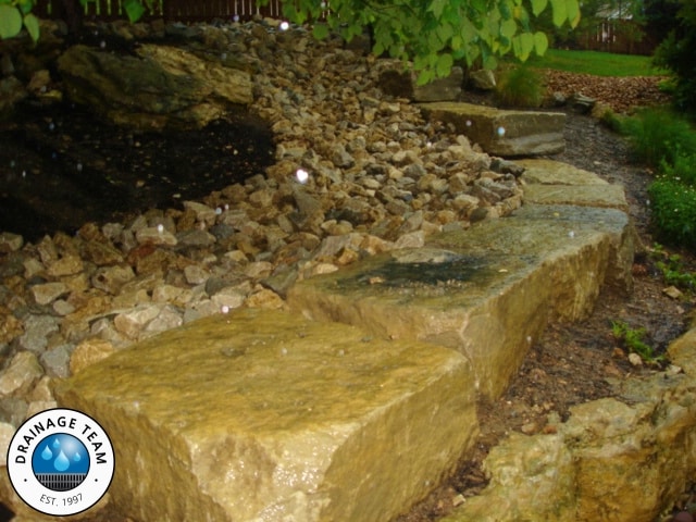 Decorative Drainage Swales St Louis MO