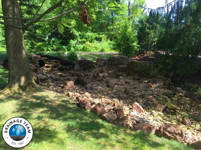 Dry Creek Bed Installation Ladue MO