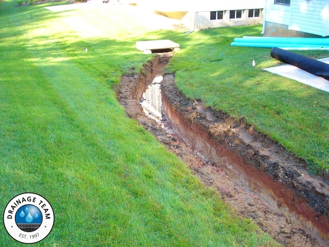 French Drain Excavation Sunset Hills MO