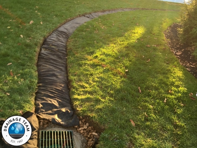 French Drain St Louis MO | Landscape Water Drainage