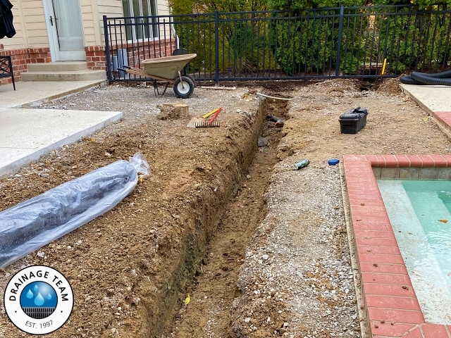 Pool Area Drainage Frontenac MO | Pool Service St Louis