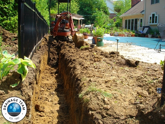 Pool Area Drainage St. Louis MO | Drainage System Installation