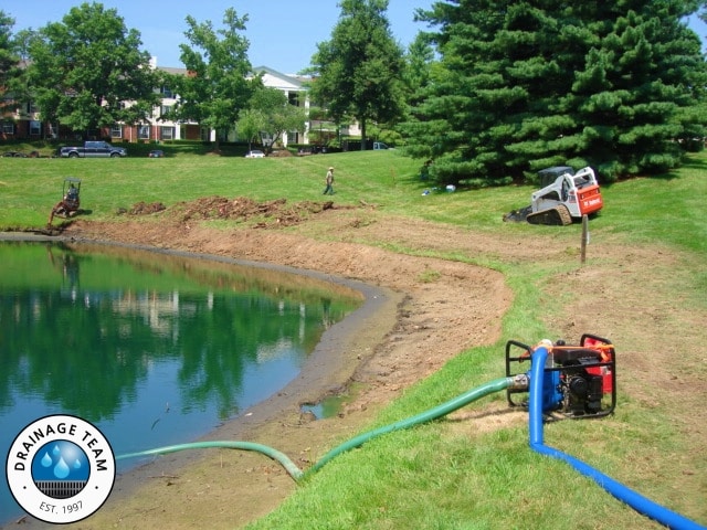 Pond Erosion Solutions St. Louis MO | Pond Erosion Control