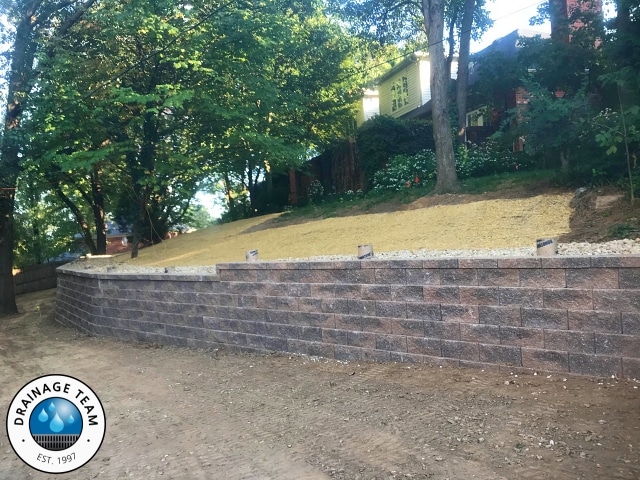 Retaining Wall Drainage Contractors Ladue MO