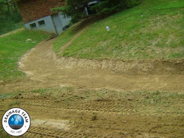 Advanced Drainage Solutions | Drainage Swale Grading St Louis MO