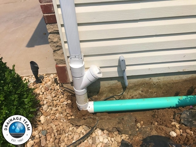 Downspout Piping PVC St. Charles MO | Downspout Extension Contractors