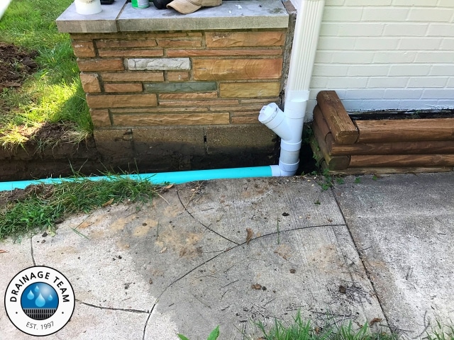 Downspout Piping PVC University City MO | Gutter Downspout Drainage