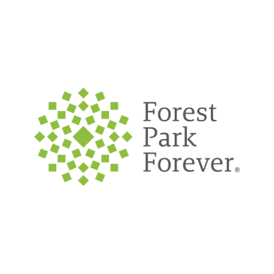 Forest Park Forever logo with green leaf design