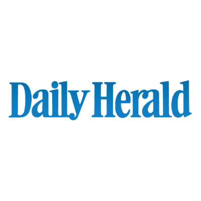 Daily Herald logo in blue serif font