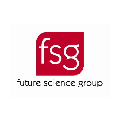 Future Science Group logo with red fsg mark