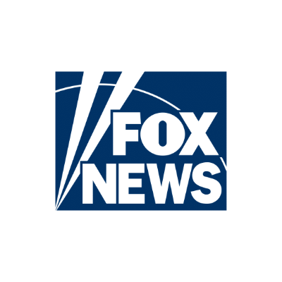 Fox News logo in blue and white