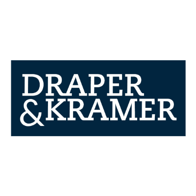 Draper & Kramer logo on blue background