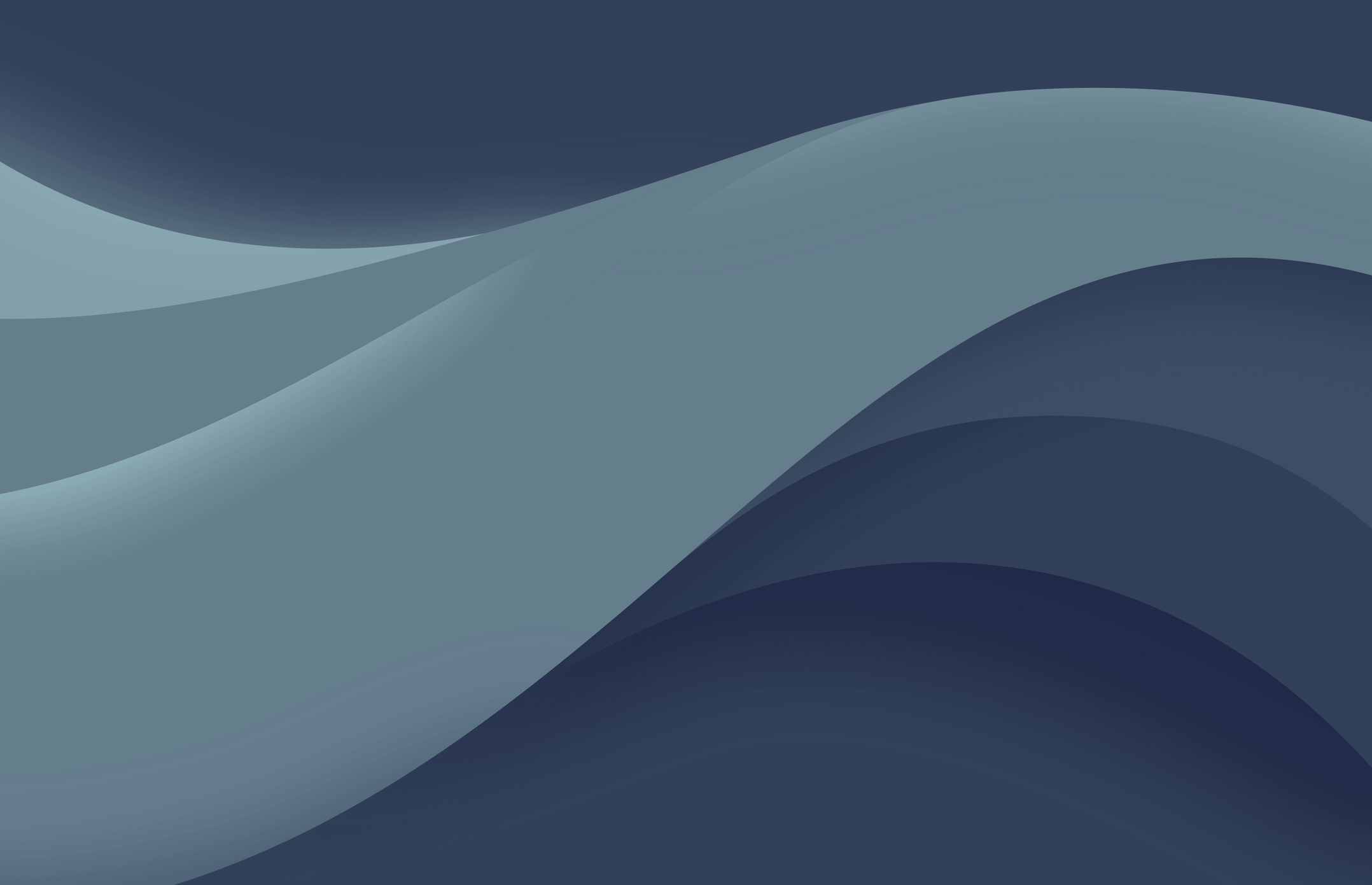Abstract blue layered waves background